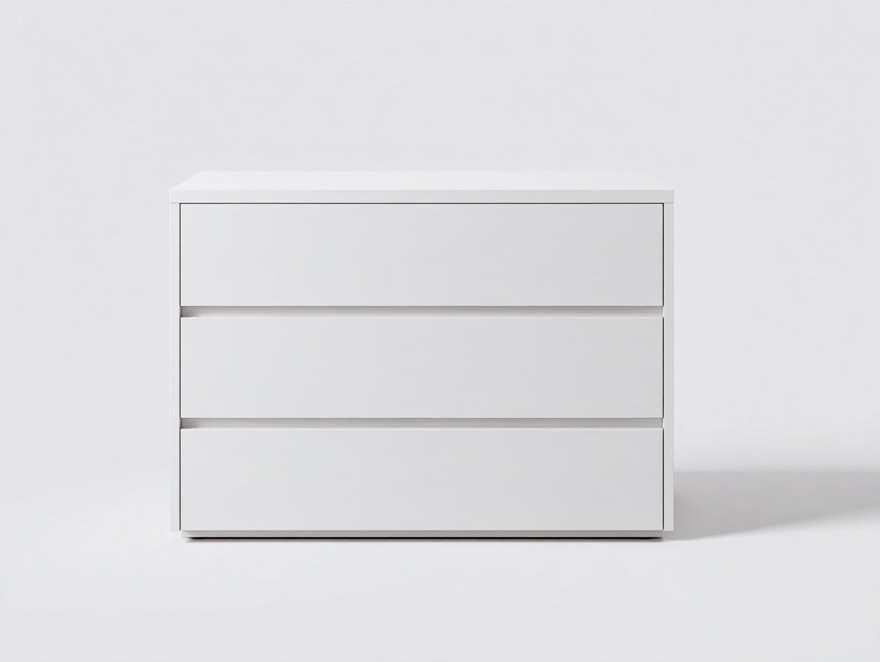 Kommode mit Schubladen Holz 90x42x78 cm Weiß - Modernes Wohnzimmerdesign